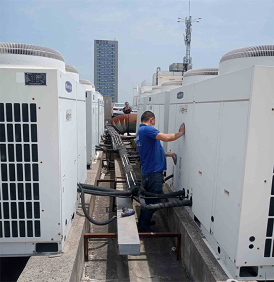 辉县中央空调制热和不制冷系统维修方法